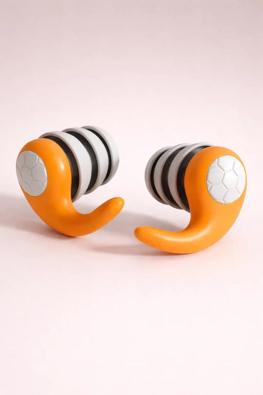 Orange Pluggies Kids earplugs for children ages 5-12