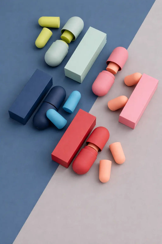 Quiet Foam disposable foam earplugs 4-pack for sleep